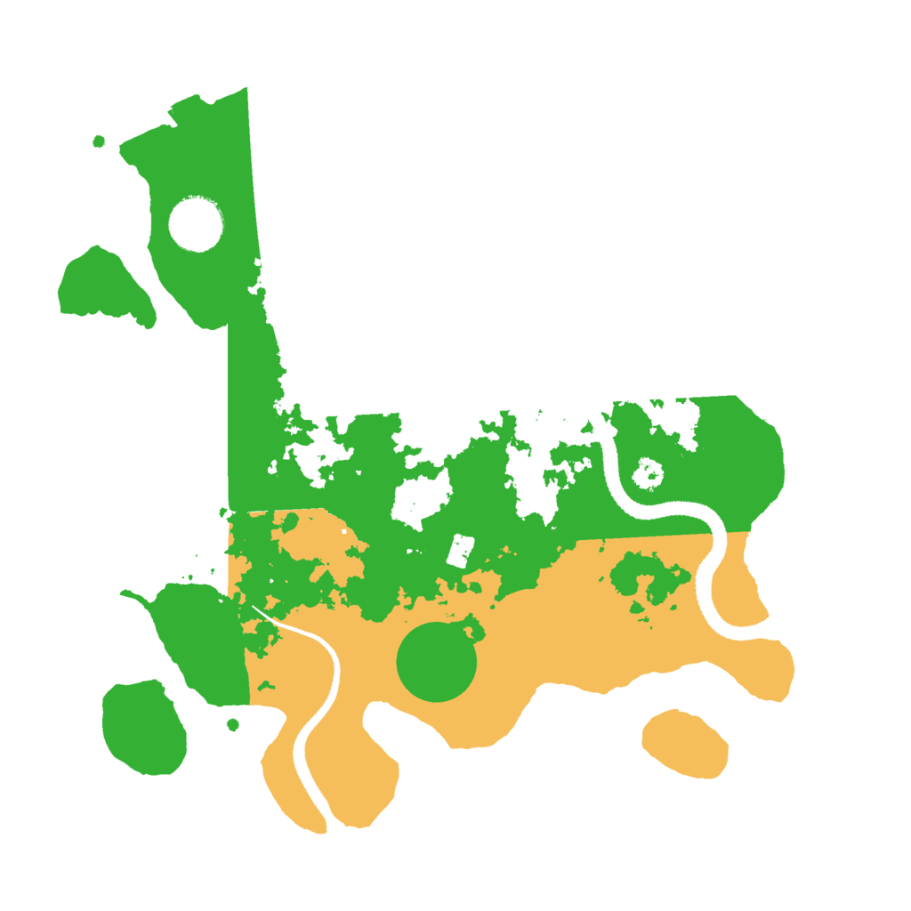 Biome Rust Map: Procedural Map, Size: 3000, Seed: 46387327