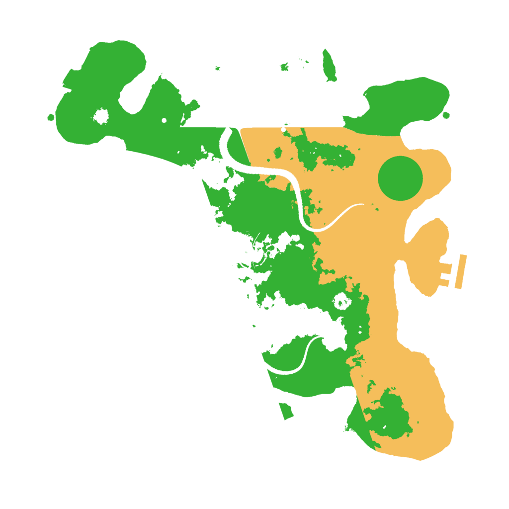Biome Rust Map: Procedural Map, Size: 3000, Seed: 1975169