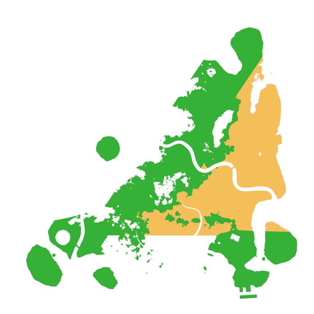 Biome Rust Map: Procedural Map, Size: 3750, Seed: 604525585