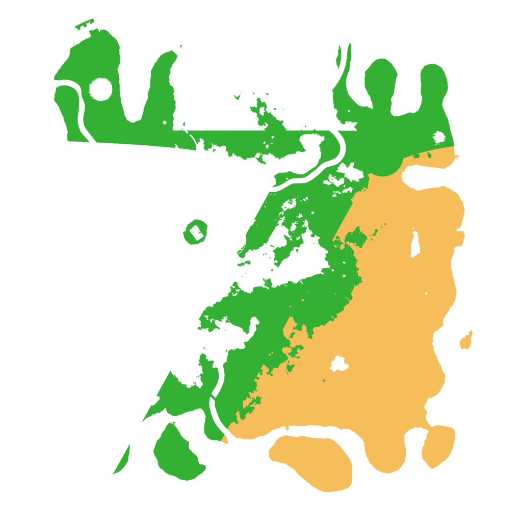 Biome Rust Map: Procedural Map, Size: 4000, Seed: 544536405