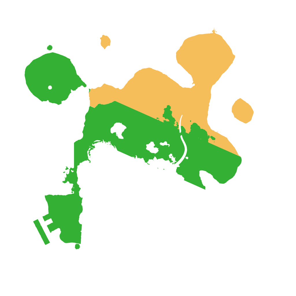 Biome Rust Map: Procedural Map, Size: 2250, Seed: 563457