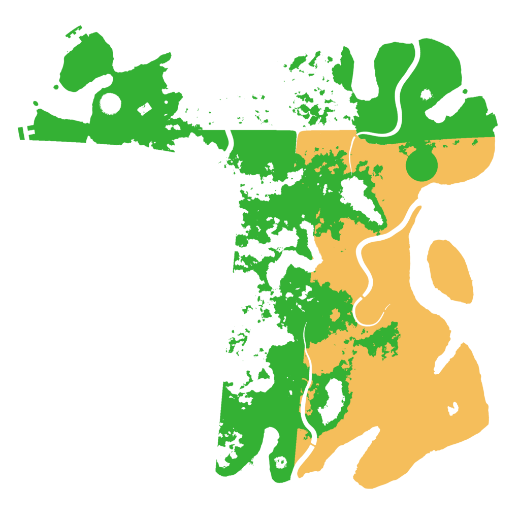 Biome Rust Map: Procedural Map, Size: 4300, Seed: 707471969