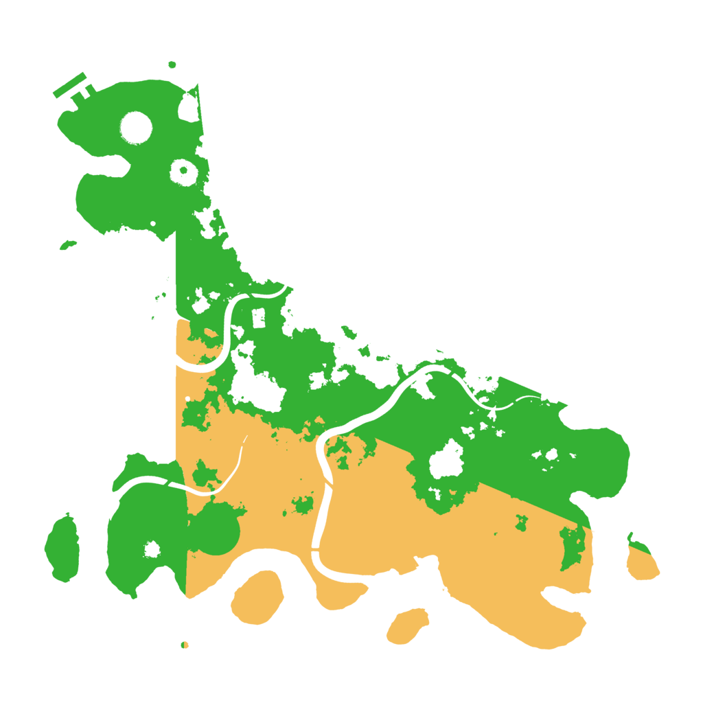 Biome Rust Map: Procedural Map, Size: 3850, Seed: 57696295