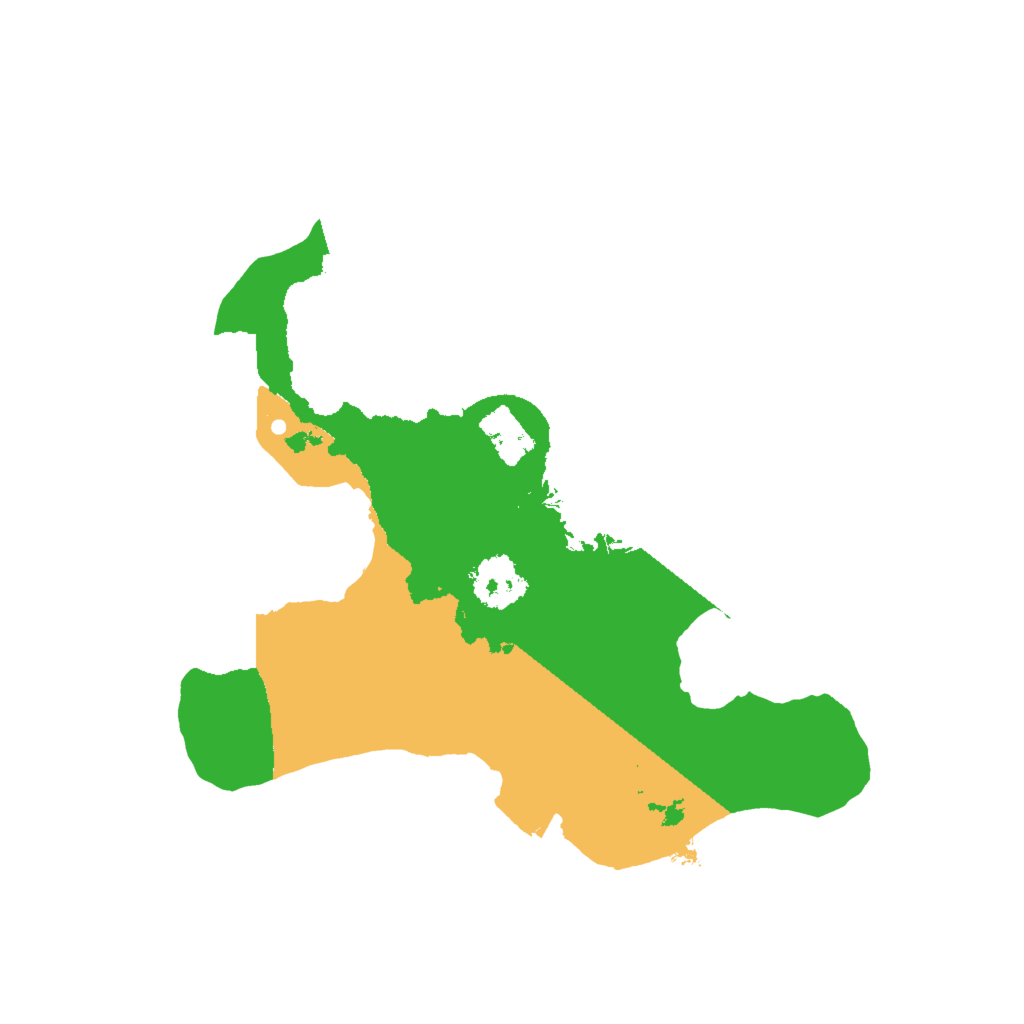 Biome Rust Map: Procedural Map, Size: 2000, Seed: 45032552