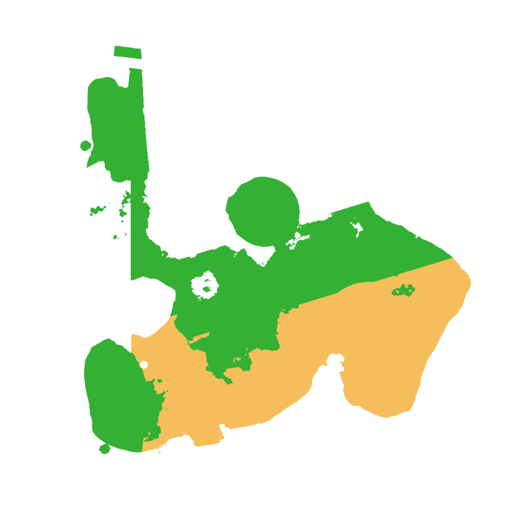 Biome Rust Map: Procedural Map, Size: 2000, Seed: 45032177