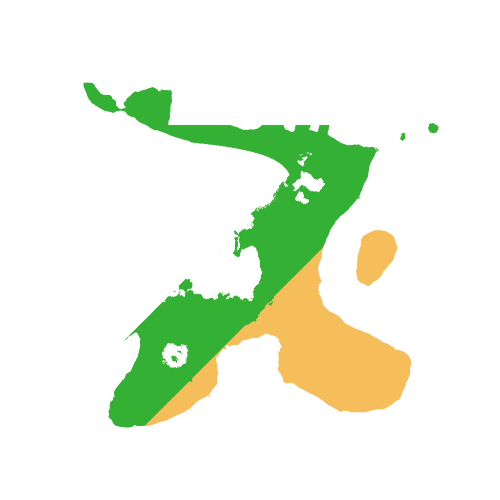 Biome Rust Map: Procedural Map, Size: 2000, Seed: 48123905