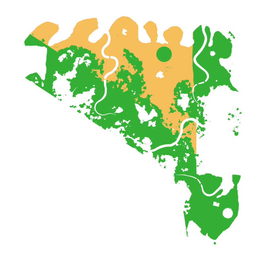 Biome Rust Map: Procedural Map, Size: 4500, Seed: 48500