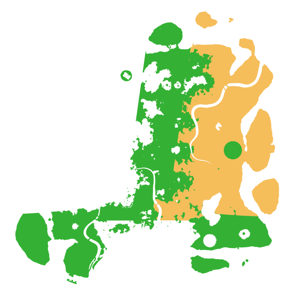 Biome Rust Map: Procedural Map, Size: 4300, Seed: 361853550