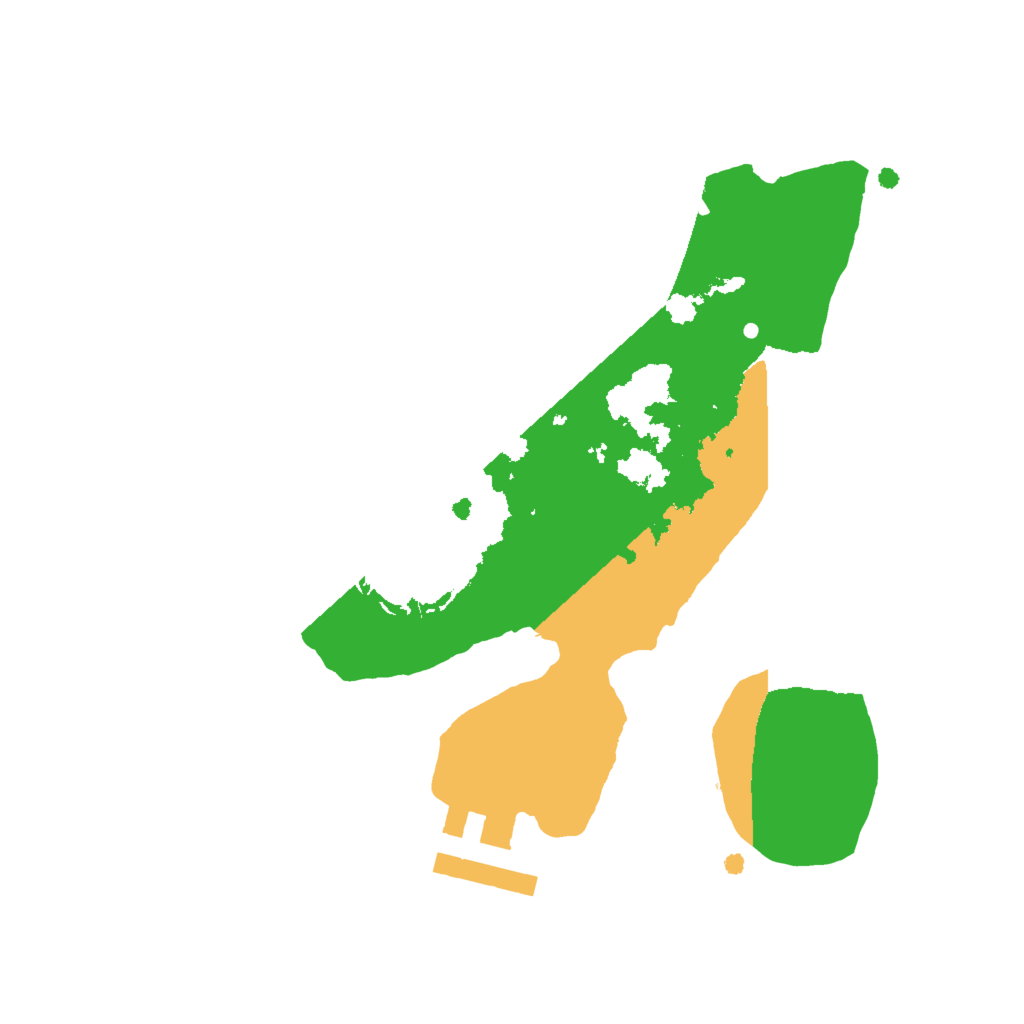 Biome Rust Map: Procedural Map, Size: 2000, Seed: 44751861