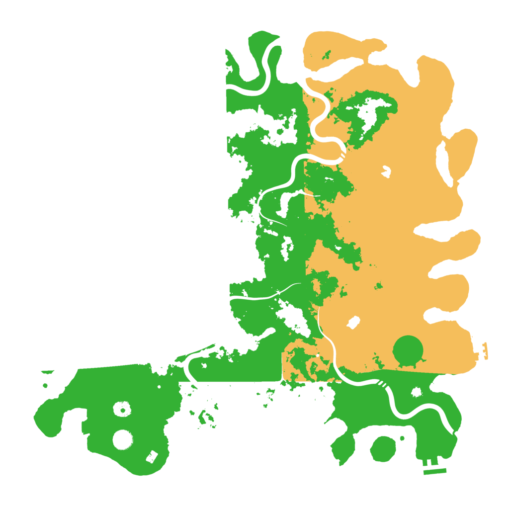 Biome Rust Map: Procedural Map, Size: 4500, Seed: 84672321