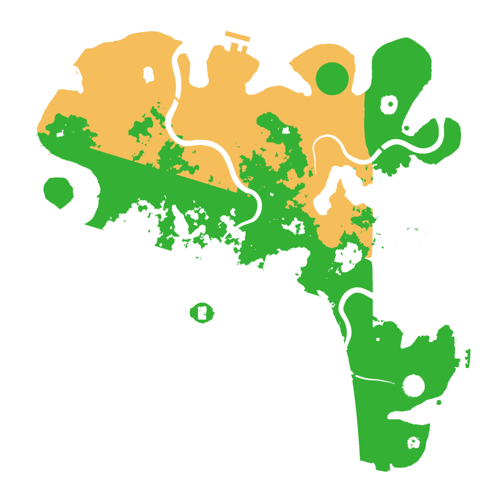 Biome Rust Map: Procedural Map, Size: 4000, Seed: 92713250