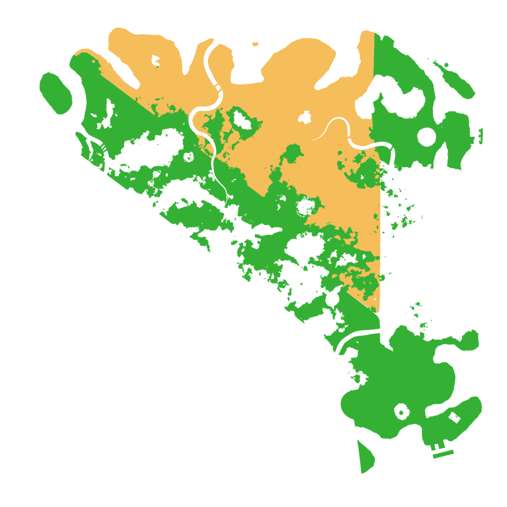 Biome Rust Map: Procedural Map, Size: 4900, Seed: 31337