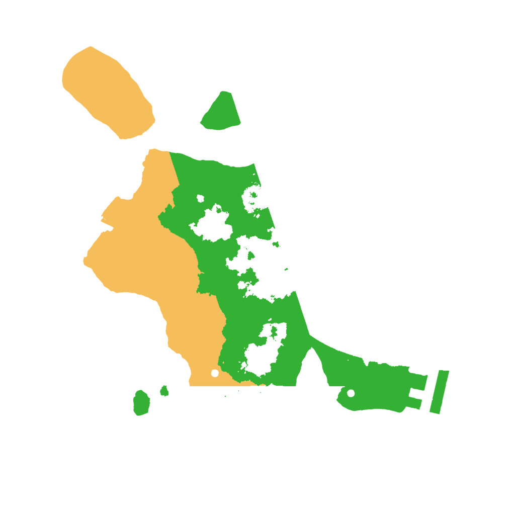 Biome Rust Map: Procedural Map, Size: 2000, Seed: 890559131