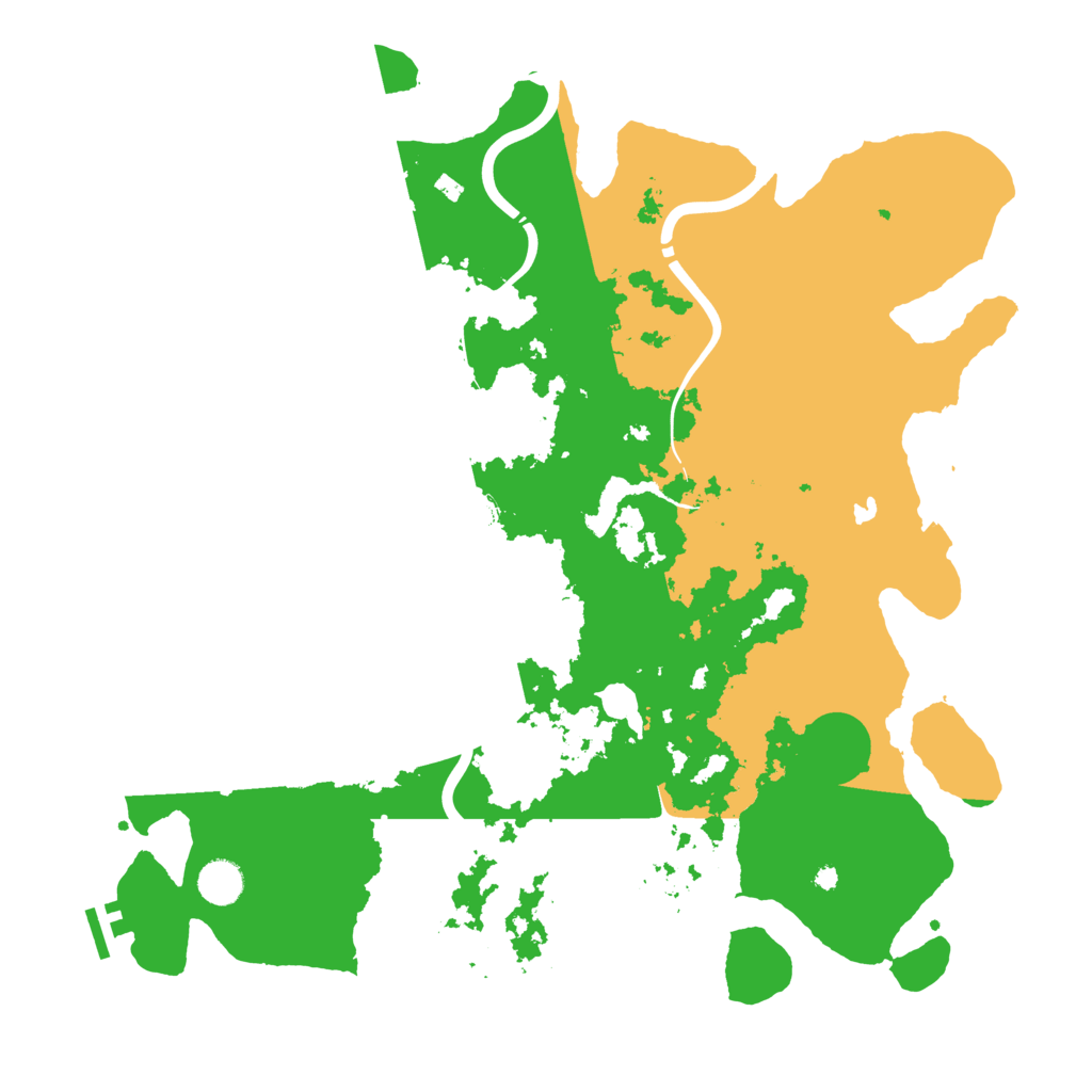 Biome Rust Map: Procedural Map, Size: 4250, Seed: 2027726227