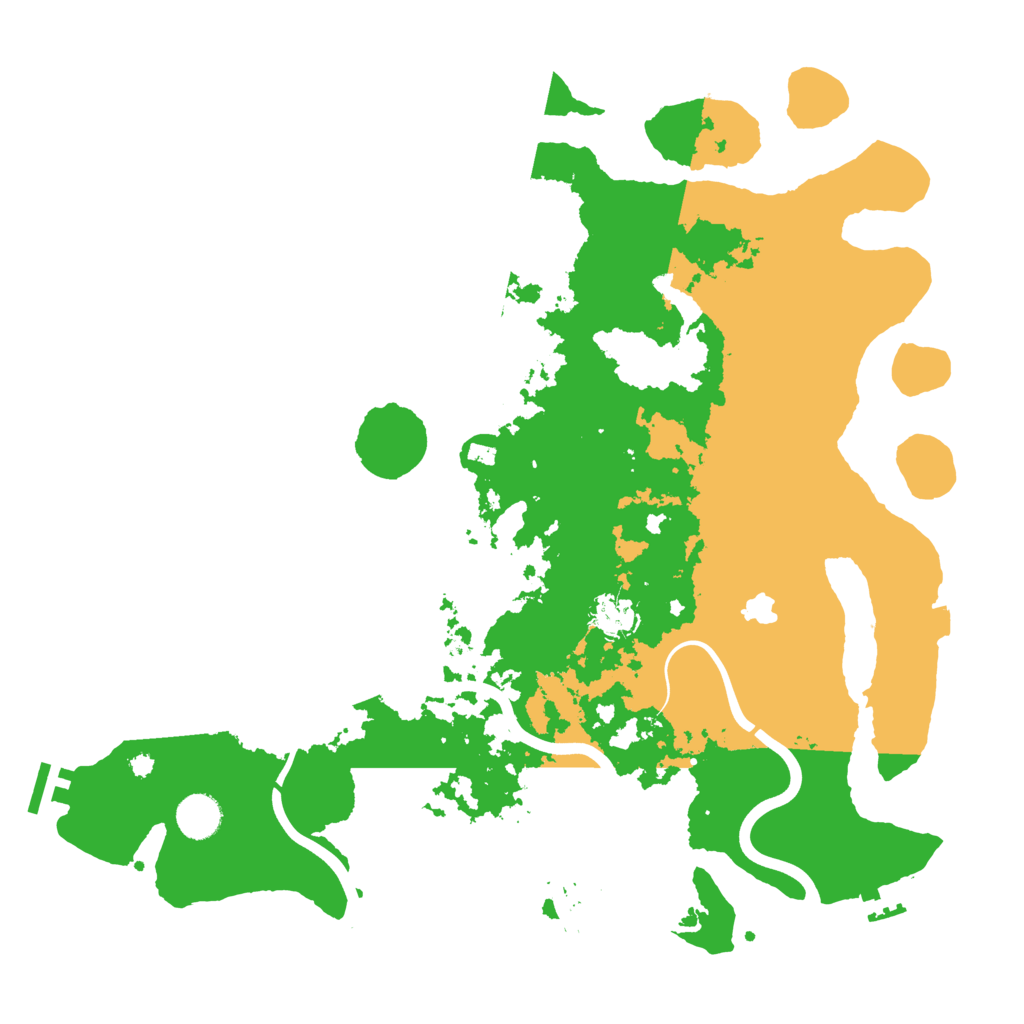 Biome Rust Map: Procedural Map, Size: 4000, Seed: 1358179240
