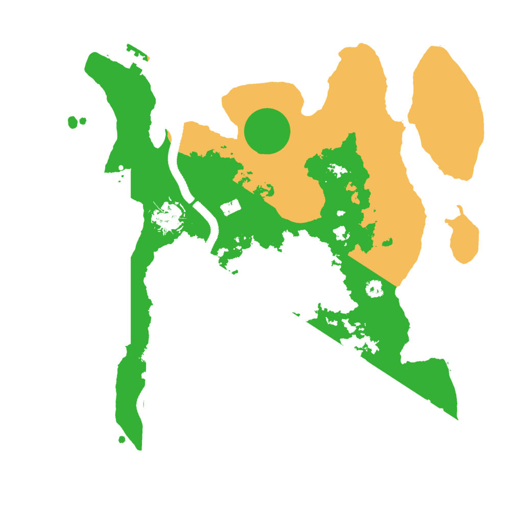 Biome Rust Map: Procedural Map, Size: 3000, Seed: 837786536