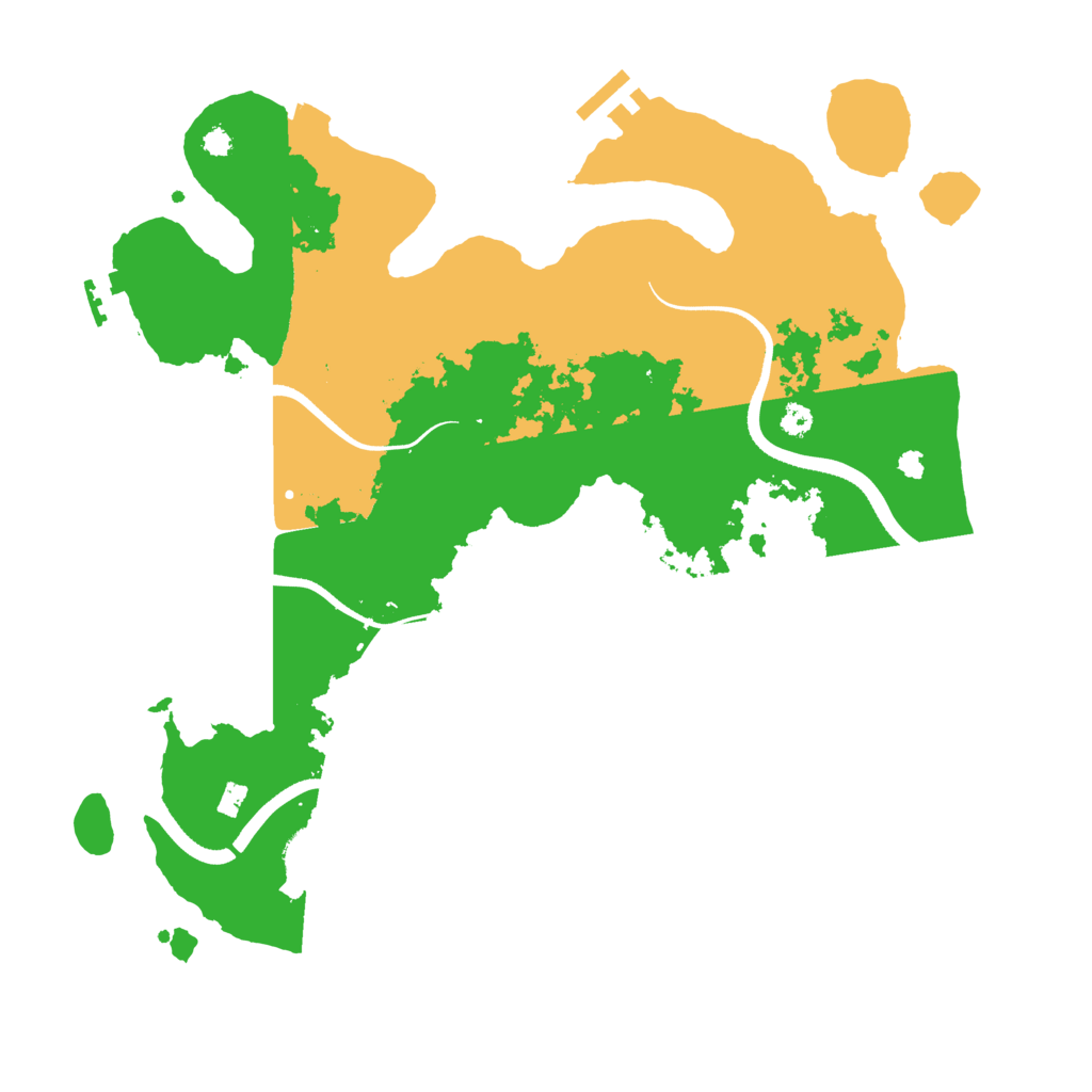 Biome Rust Map: Procedural Map, Size: 3500, Seed: 1260709492