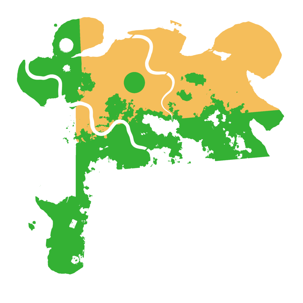 Biome Rust Map: Procedural Map, Size: 3800, Seed: 1848155175