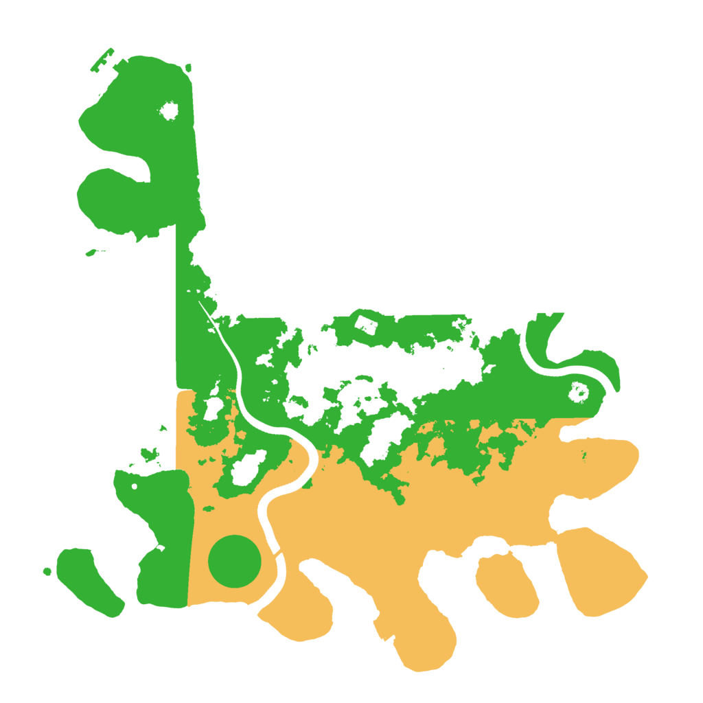 Biome Rust Map: Procedural Map, Size: 3500, Seed: 1948973614