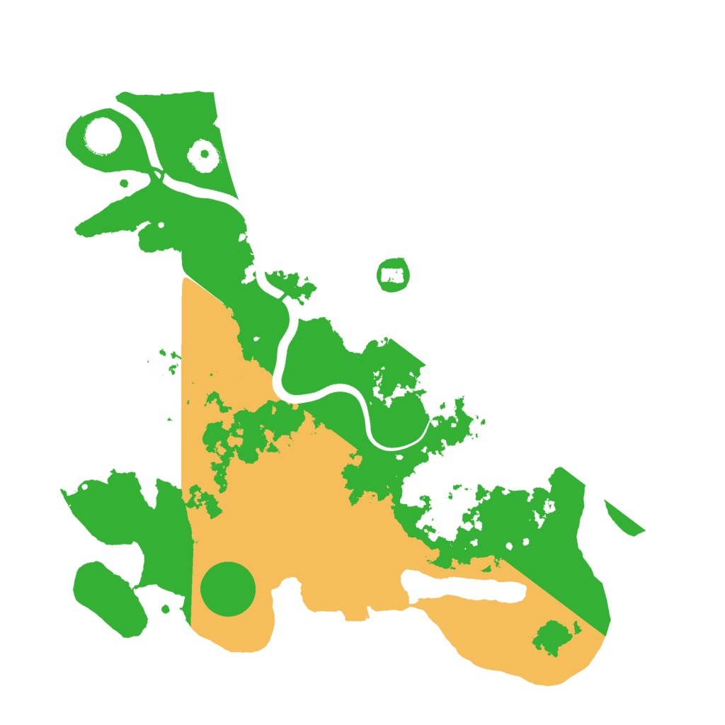 Biome Rust Map: Procedural Map, Size: 3500, Seed: 1906132641