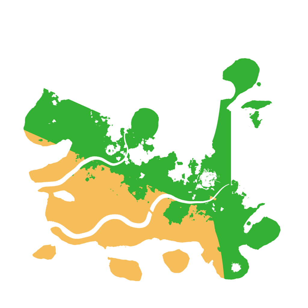 Biome Rust Map: Procedural Map, Size: 3000, Seed: 76694