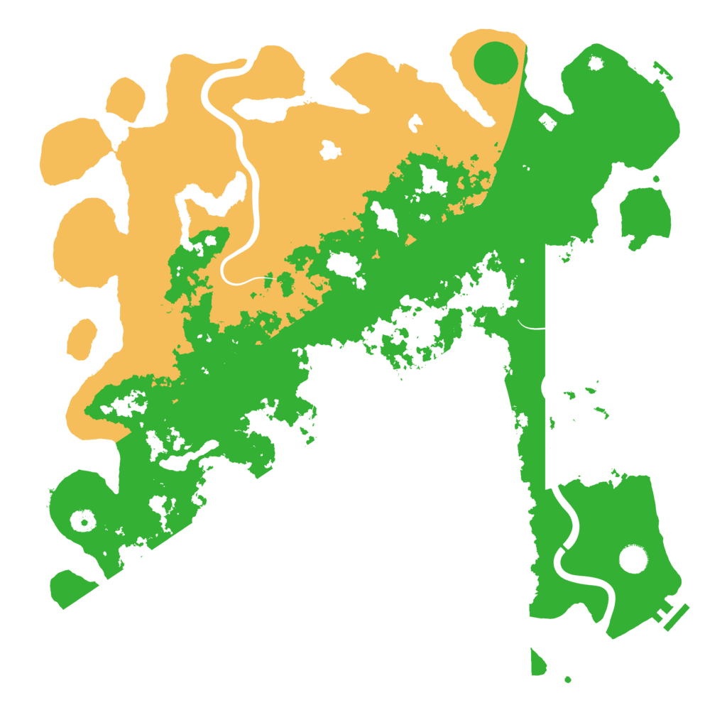 Biome Rust Map: Procedural Map, Size: 4500, Seed: 15764412