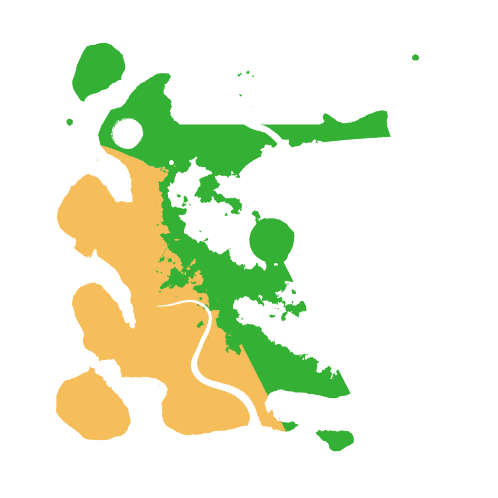 Biome Rust Map: Procedural Map, Size: 3000, Seed: 41299