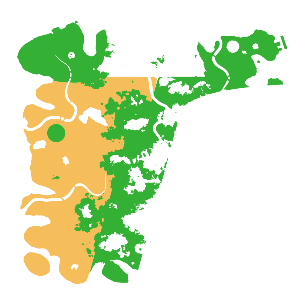 Biome Rust Map: Procedural Map, Size: 4500, Seed: 7298