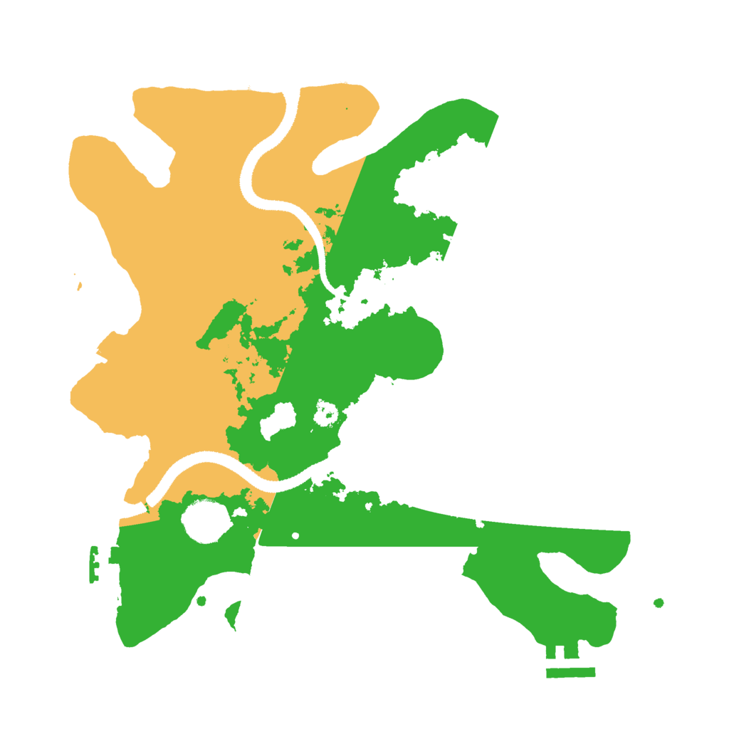 Biome Rust Map: Procedural Map, Size: 3000, Seed: 64268