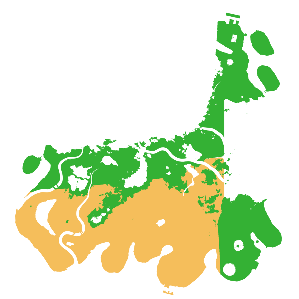 Biome Rust Map: Procedural Map, Size: 4250, Seed: 1704911884