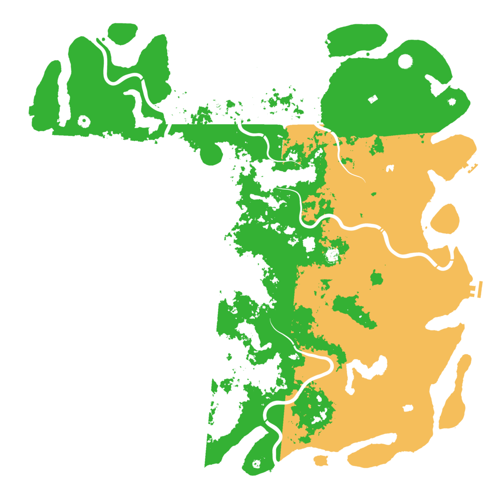 Biome Rust Map: Procedural Map, Size: 6000, Seed: 707471969