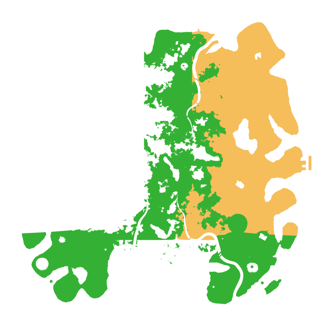 Biome Rust Map: Procedural Map, Size: 4500, Seed: 802614599