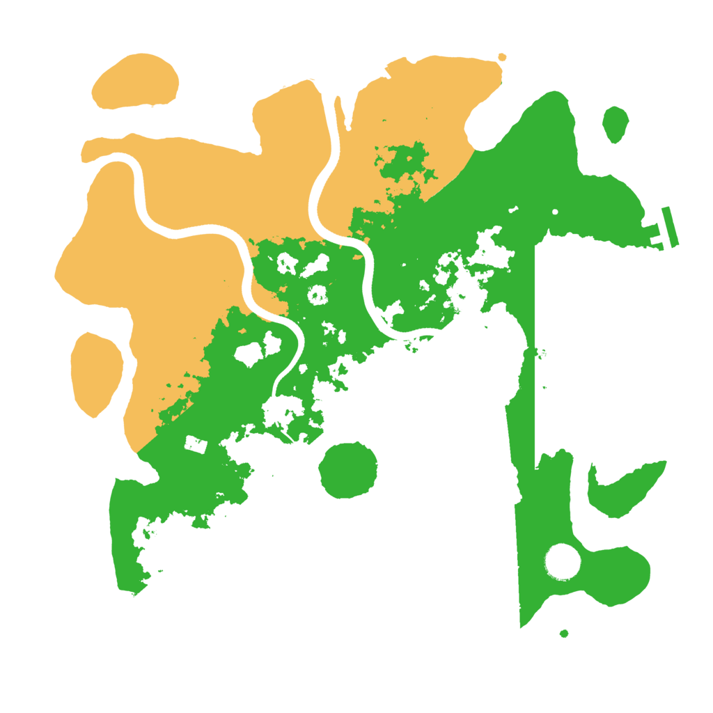 Biome Rust Map: Procedural Map, Size: 3500, Seed: 260944920