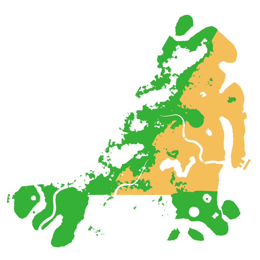 Biome Rust Map: Procedural Map, Size: 4500, Seed: 1924777493