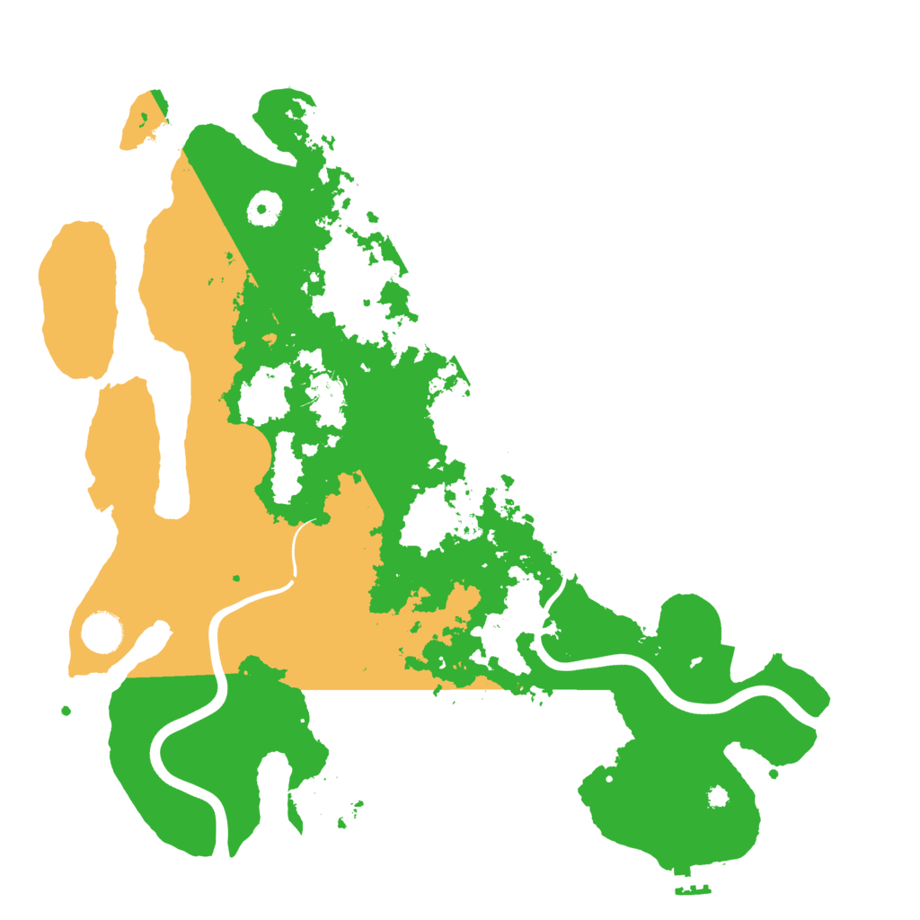 Biome Rust Map: Procedural Map, Size: 3900, Seed: 34875654