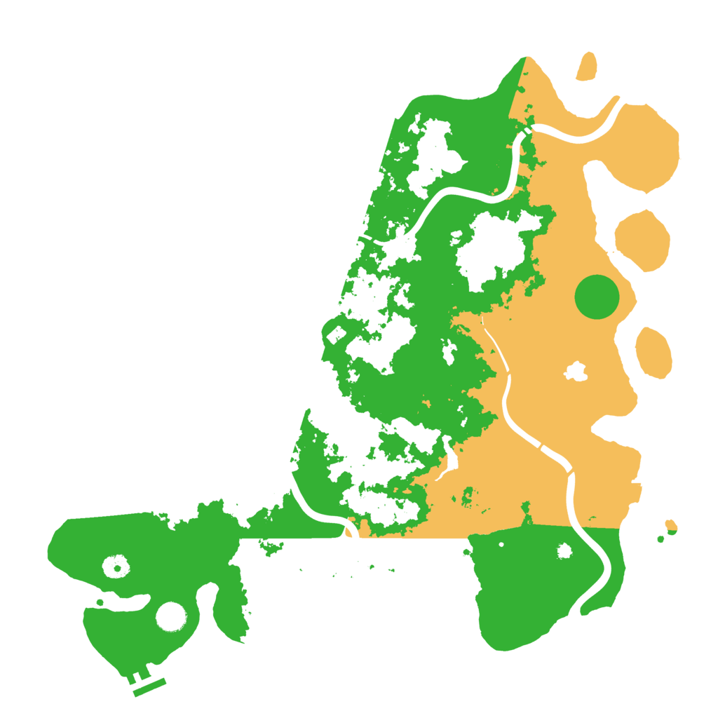 Biome Rust Map: Procedural Map, Size: 4250, Seed: 159568720