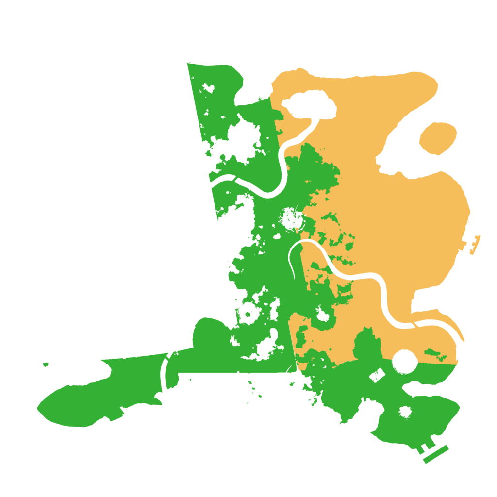 Biome Rust Map: Procedural Map, Size: 3650, Seed: 1533158443