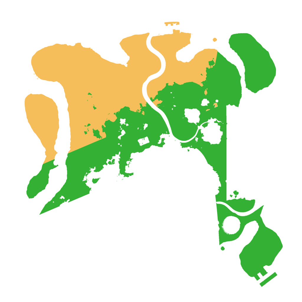 Biome Rust Map: Procedural Map, Size: 3100, Seed: 2071908475