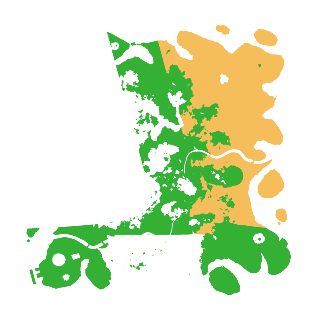Biome Rust Map: Procedural Map, Size: 4250, Seed: 957046270