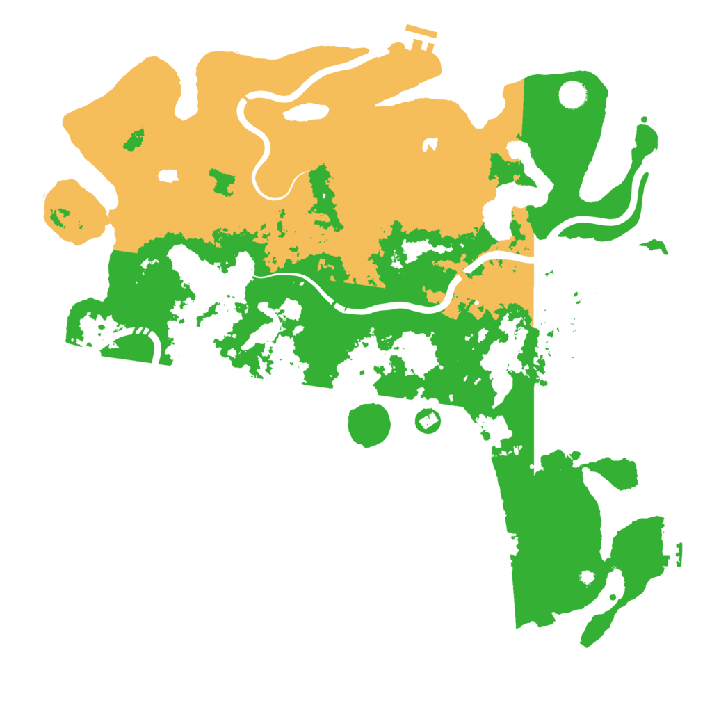 Biome Rust Map: Procedural Map, Size: 4500, Seed: 1790681064