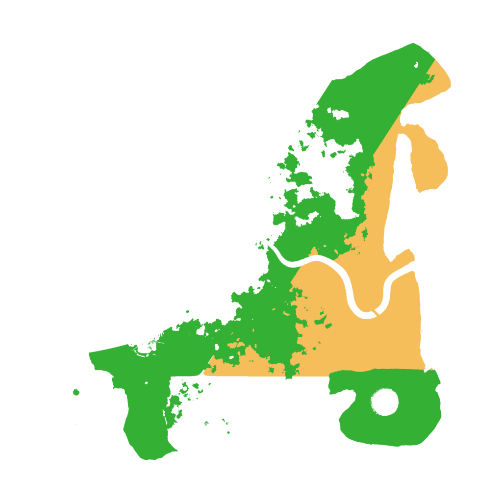 Biome Rust Map: Procedural Map, Size: 3250, Seed: 67545