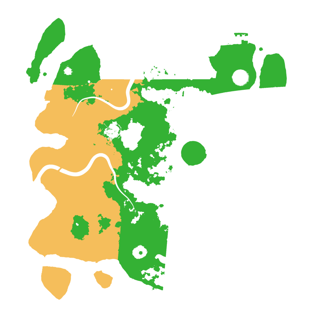 Biome Rust Map: Procedural Map, Size: 3500, Seed: 1403214226