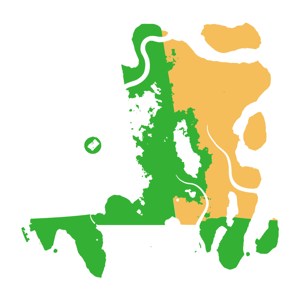 Biome Rust Map: Procedural Map, Size: 3000, Seed: 1255507005