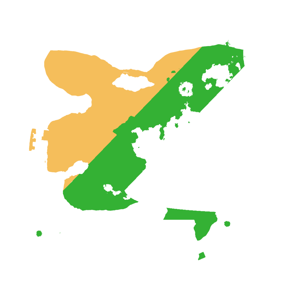 Biome Rust Map: Procedural Map, Size: 2000, Seed: 703805543
