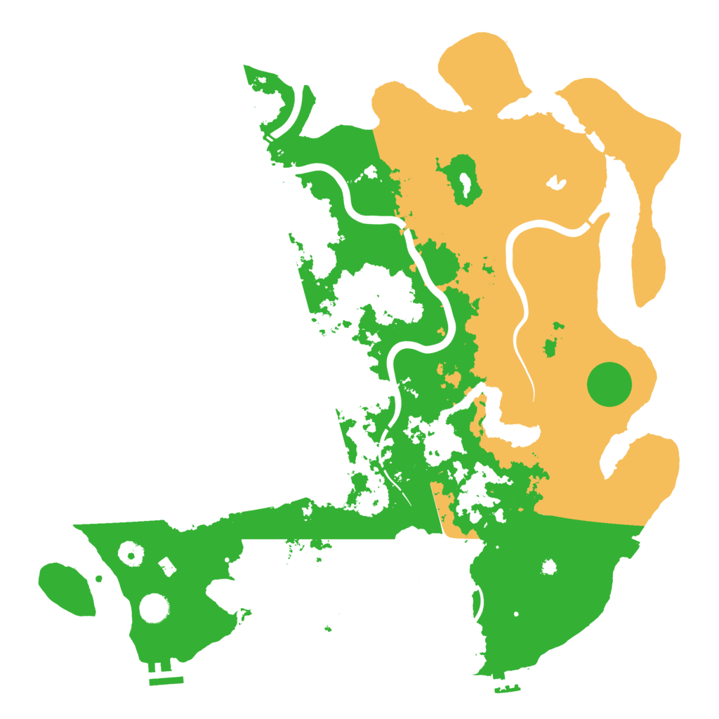 Biome Rust Map: Procedural Map, Size: 4250, Seed: 1289664240