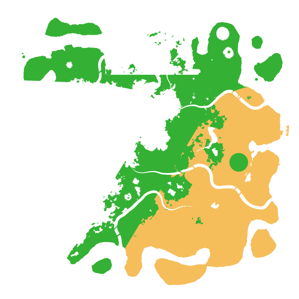 Biome Rust Map: Procedural Map, Size: 4250, Seed: 43500