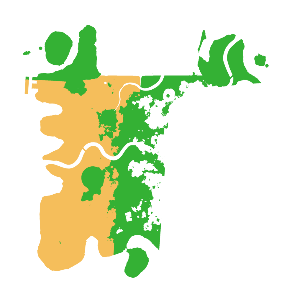 Biome Rust Map: Procedural Map, Size: 3500, Seed: 767676