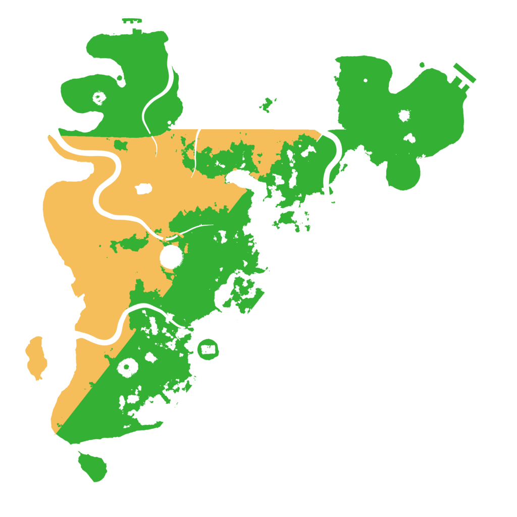 Biome Rust Map: Procedural Map, Size: 4000, Seed: 47392
