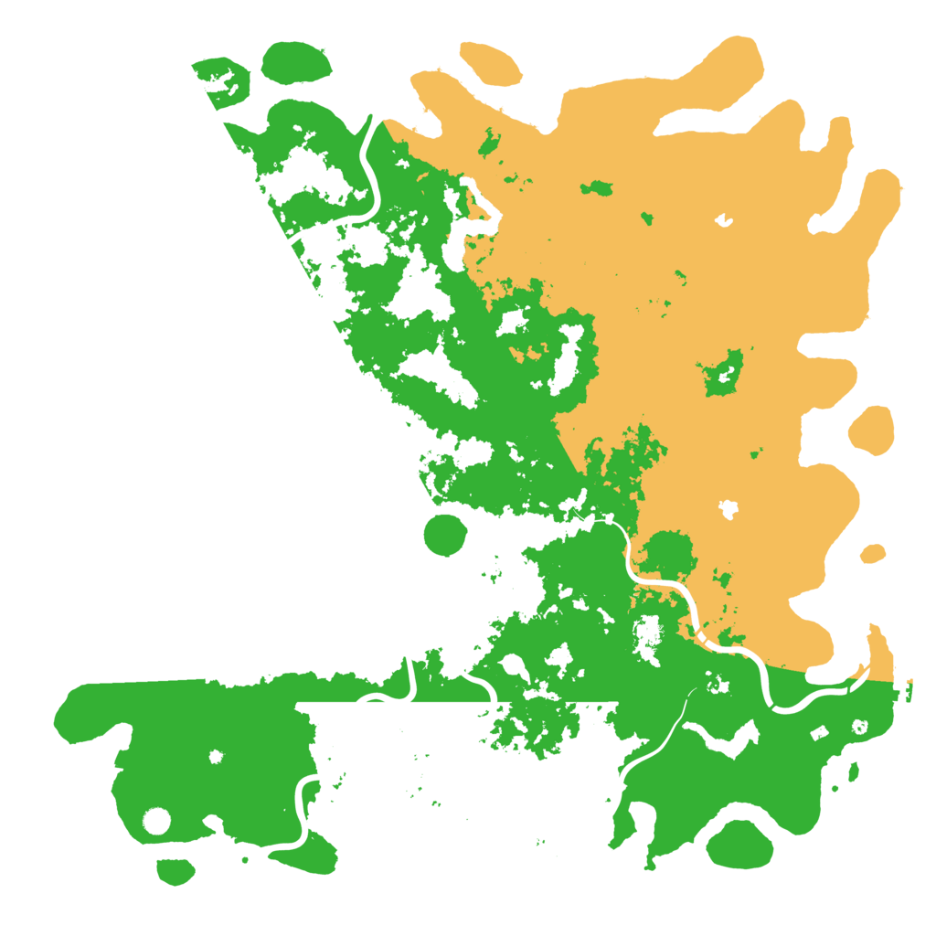 Biome Rust Map: Procedural Map, Size: 6000, Seed: 1837967084
