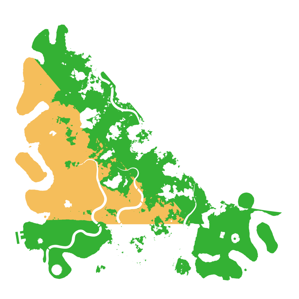 Biome Rust Map: Procedural Map, Size: 5000, Seed: 6081708